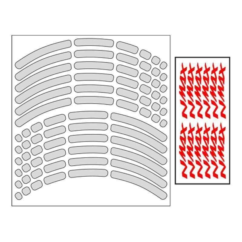 Yamaha Reflektör Beyaz I Nmax Uyumlu 1 Set Jant Şeridi