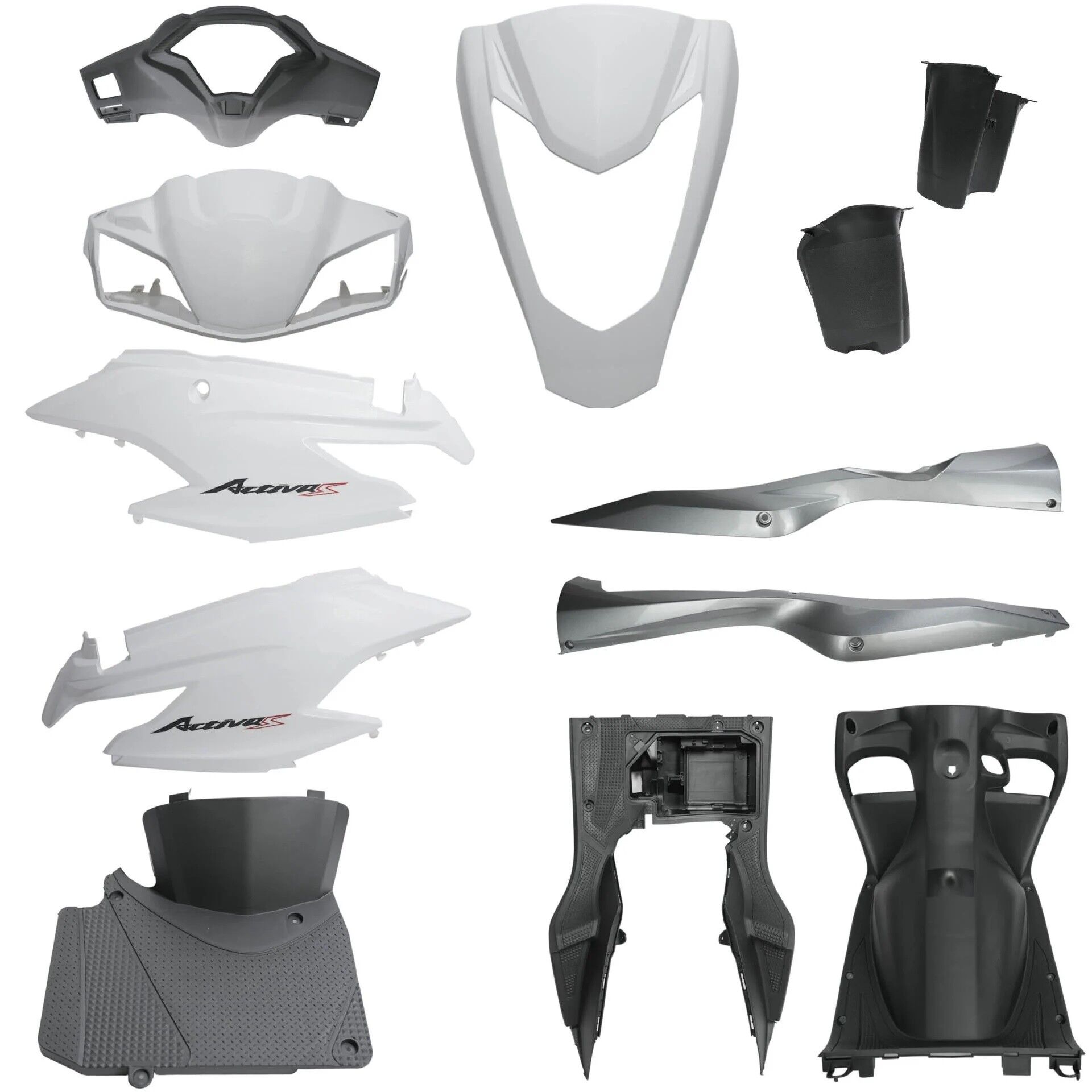 Honda Activa 125 S Kaporta Seti Beyaz Em 12 Parça