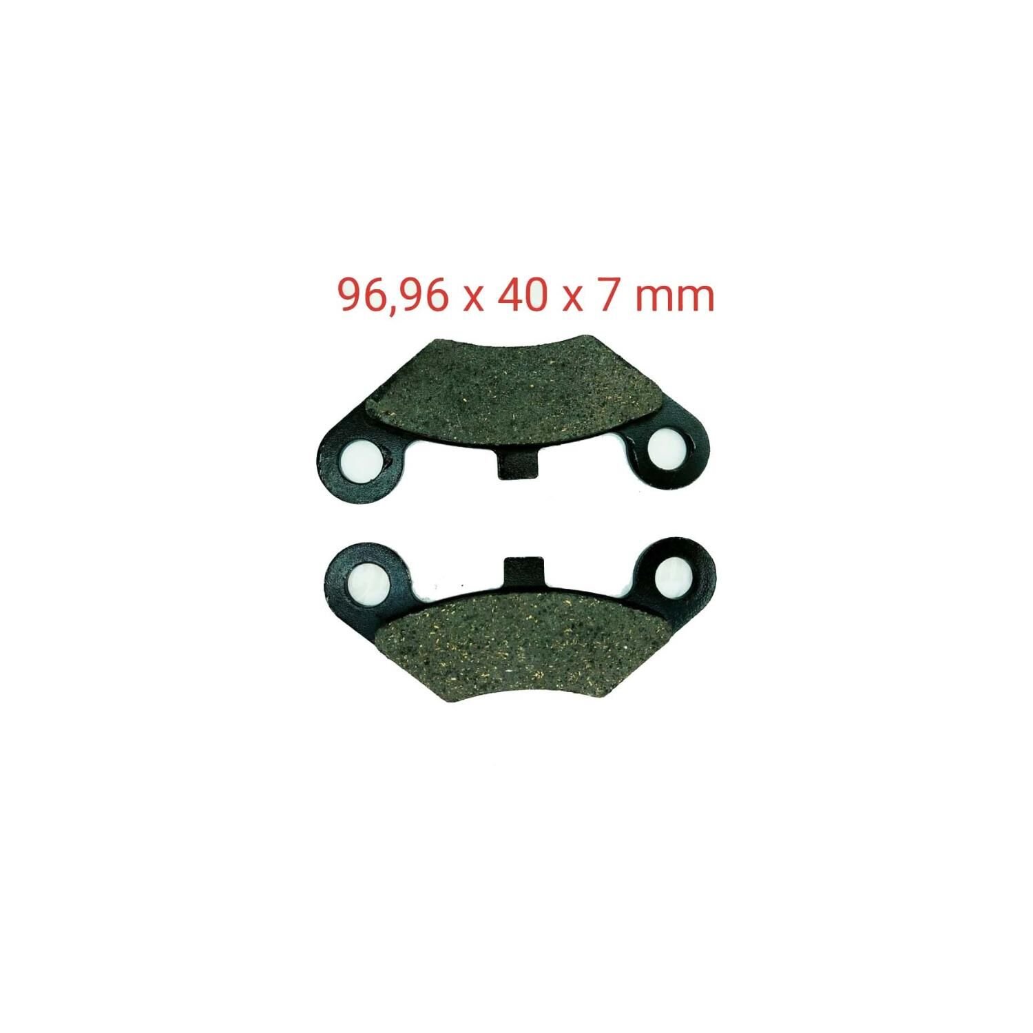 Atv Linhai Ön (Viptrac Arka) Fren Disk Balatası Fa453 Yuvarlak Delik 2 Kulak