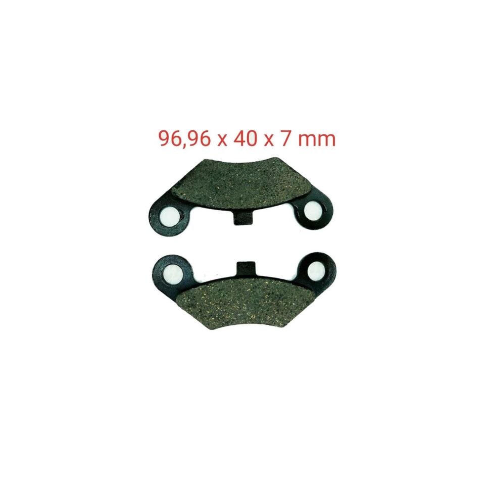 Atv Linhai Ön (Viptrac Arka) Fren Disk Balatası Fa453 Yuvarlak Delik 2 Kulak