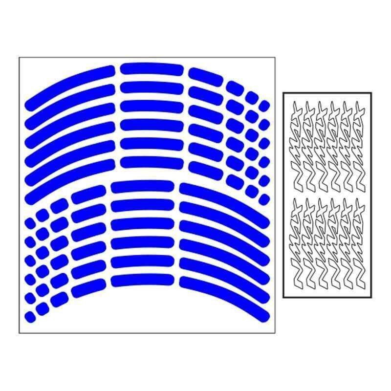 Yamaha Reflektör Mavi I Nmax Uyumlu 1 Set Jant Şeridi