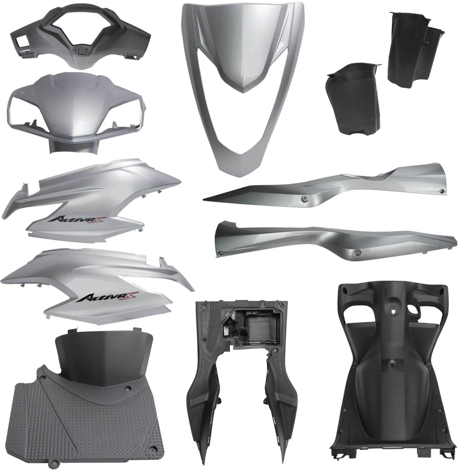 Honda Activa 125 S Kaporta Seti Gri Ym 12 Parça