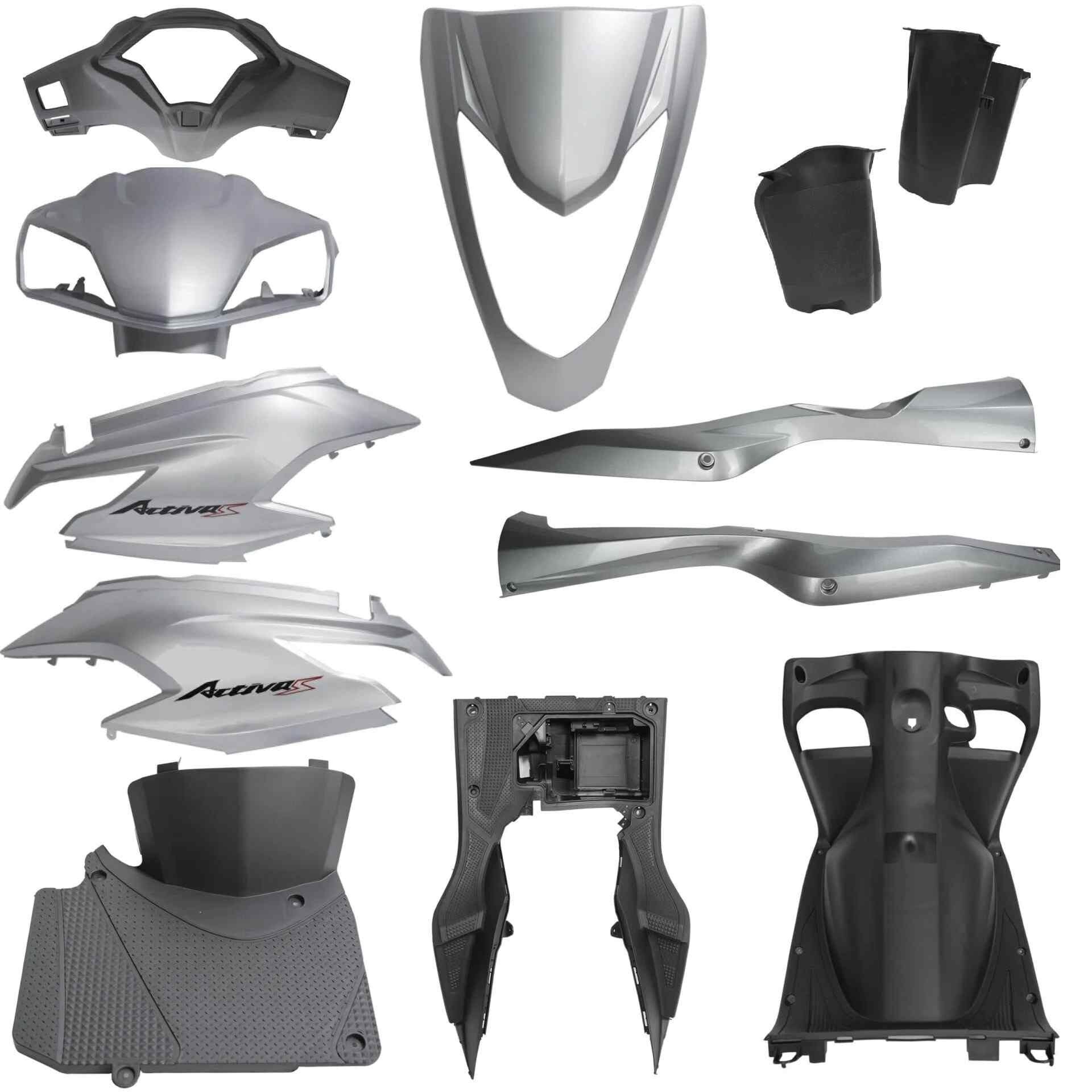 Honda Activa 125 S Kaporta Seti Gri Ym 12 Parça