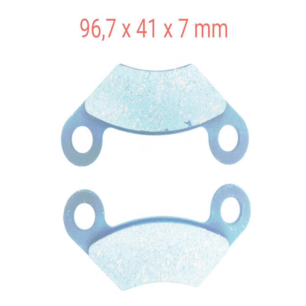 Atv Linhai-Keeway Gtx300 Ön Fren Disk Balatası Yuvarlak Delik 2 Kulak Fa483 Gold