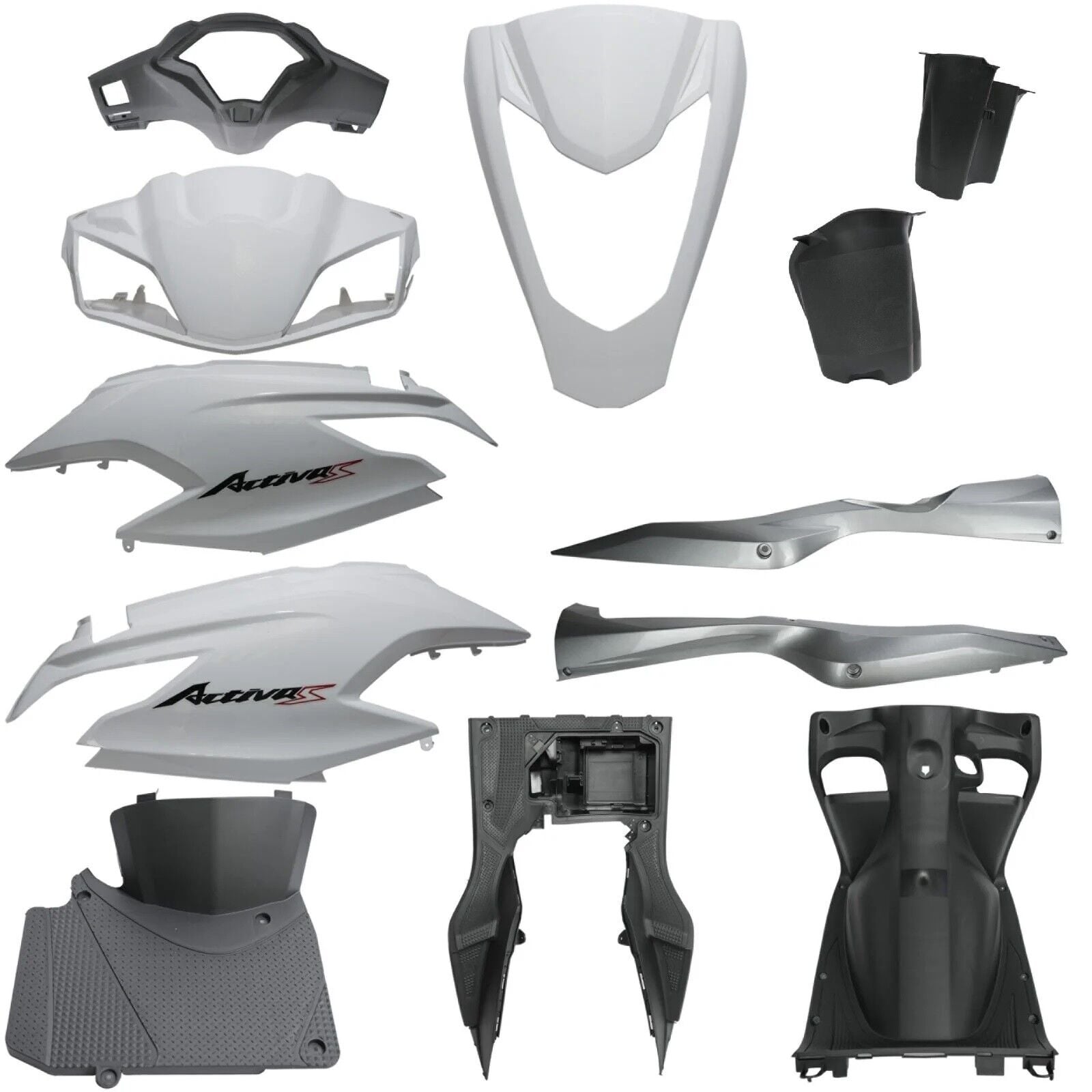 Honda Activa 125 S Kaporta Seti Beyaz Ym 12 Parça