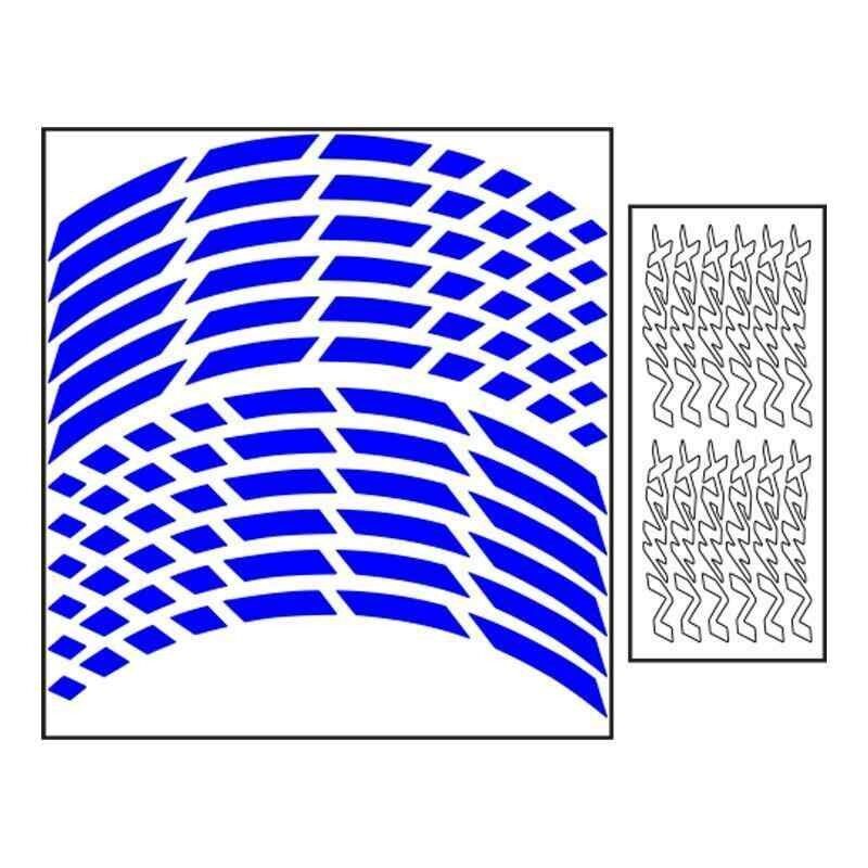 Yamaha Reflektör Mavi Iı Nmax Uyumlu 1 Set Jant Şeridi