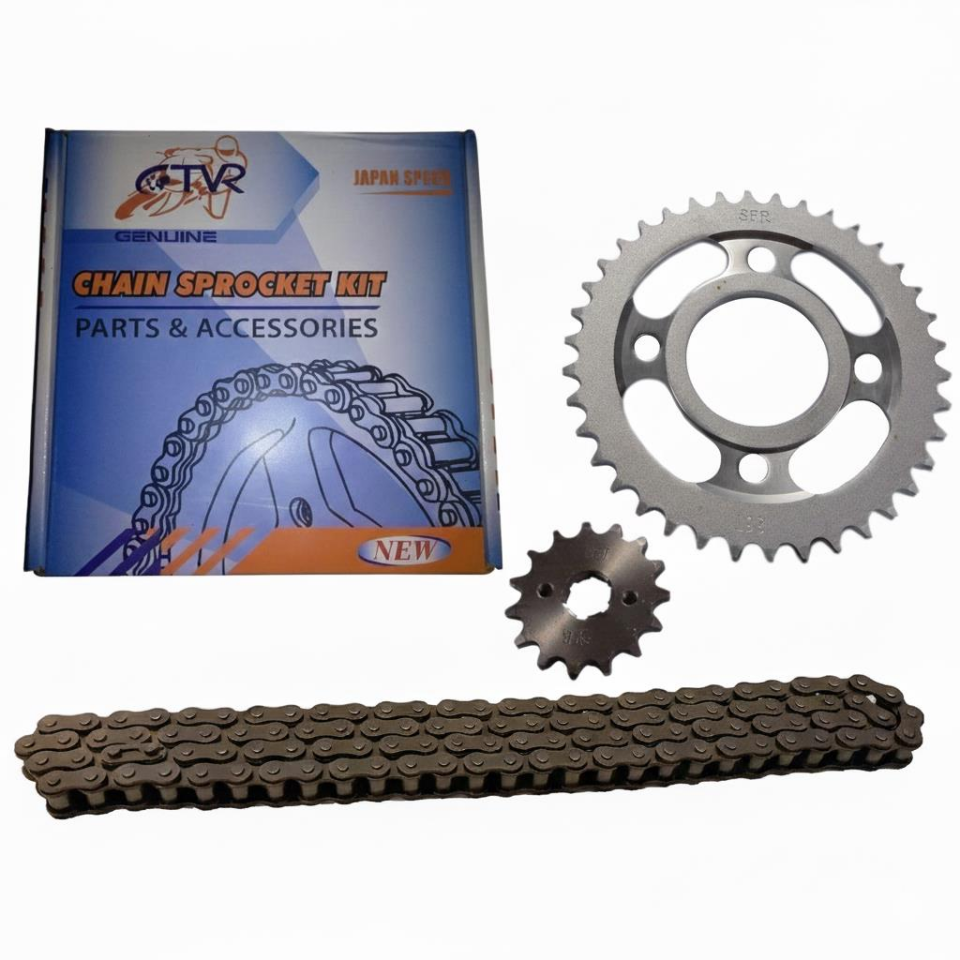 125Cg Model Ön-Arka Dişli Zincir Set 102L 38-15T Tvr