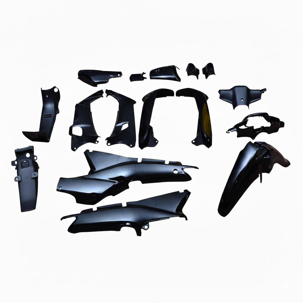 Lifan 100 Kaporta Seti Siyah 16 Parça