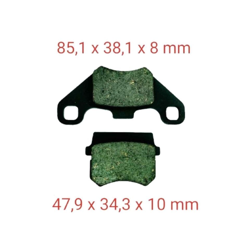 Mondial Atv Terratrack 200 Ön Fren Disk Balatası Orj