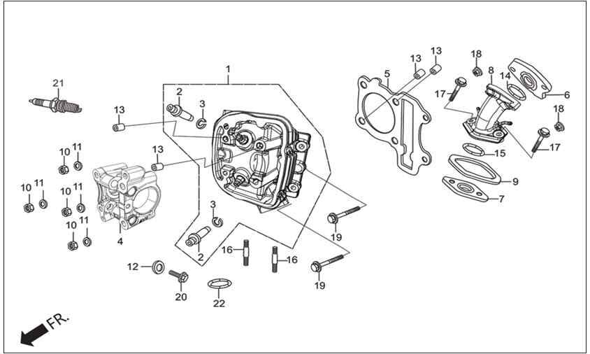 Hero Dash 110 (Euro 3) Kece Manifold Orj ResimNo:9