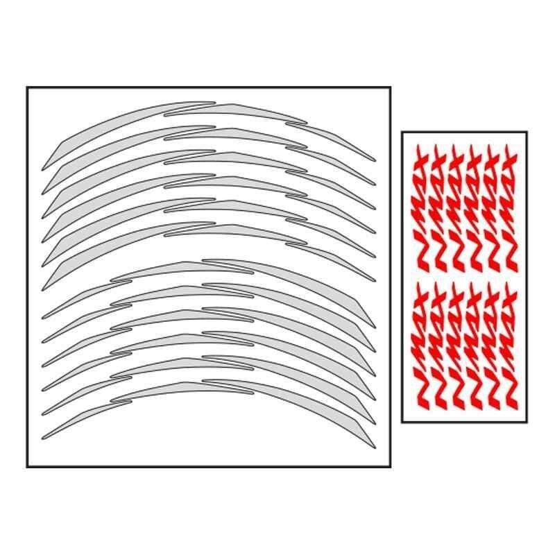 Yamaha Reflektör Beyaz Iıı Nmax Uyumlu 1 Set Jant Şeridi