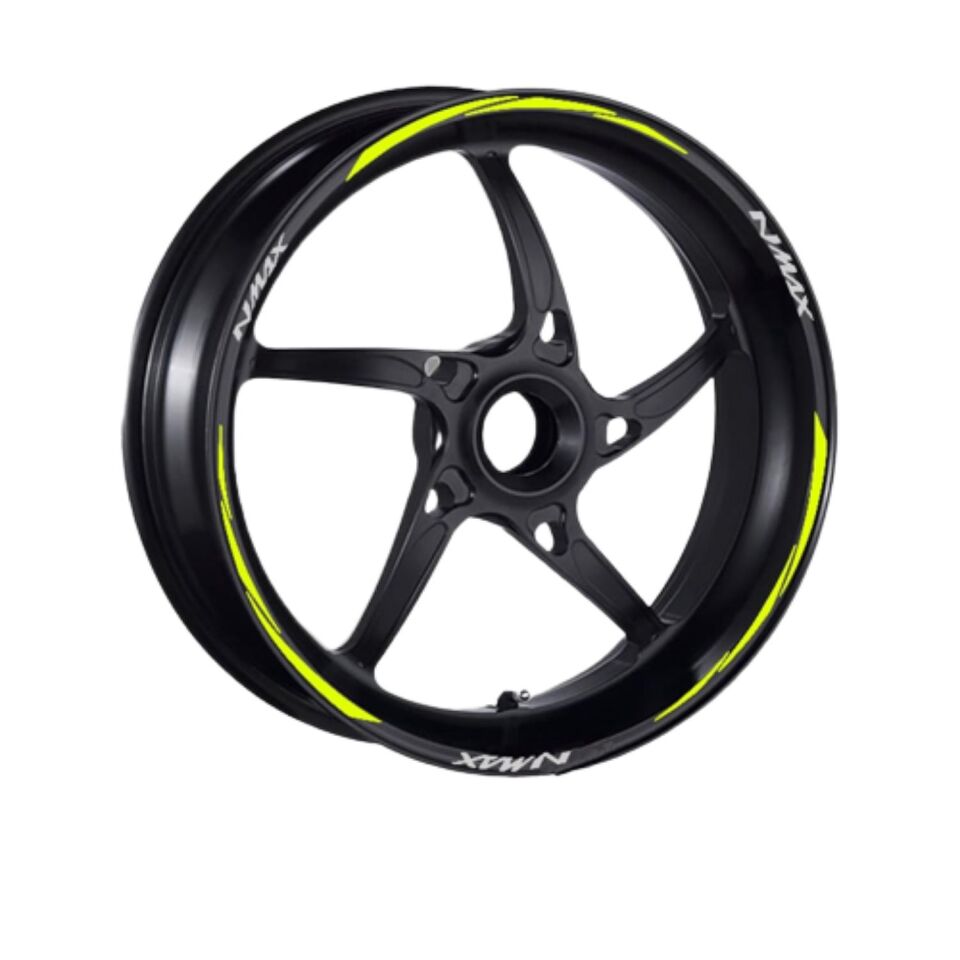 Yamaha Florasan Sarı Iıı Nmax Uyumlu 1 Set Jant Şeridi