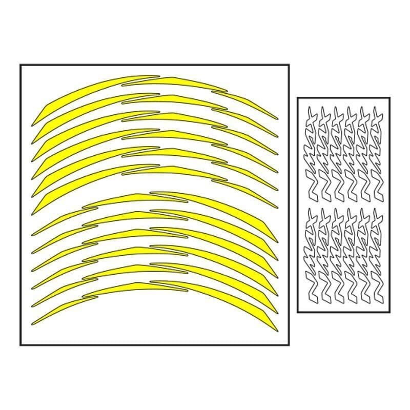Yamaha Florasan Sarı Iıı Nmax Uyumlu 1 Set Jant Şeridi