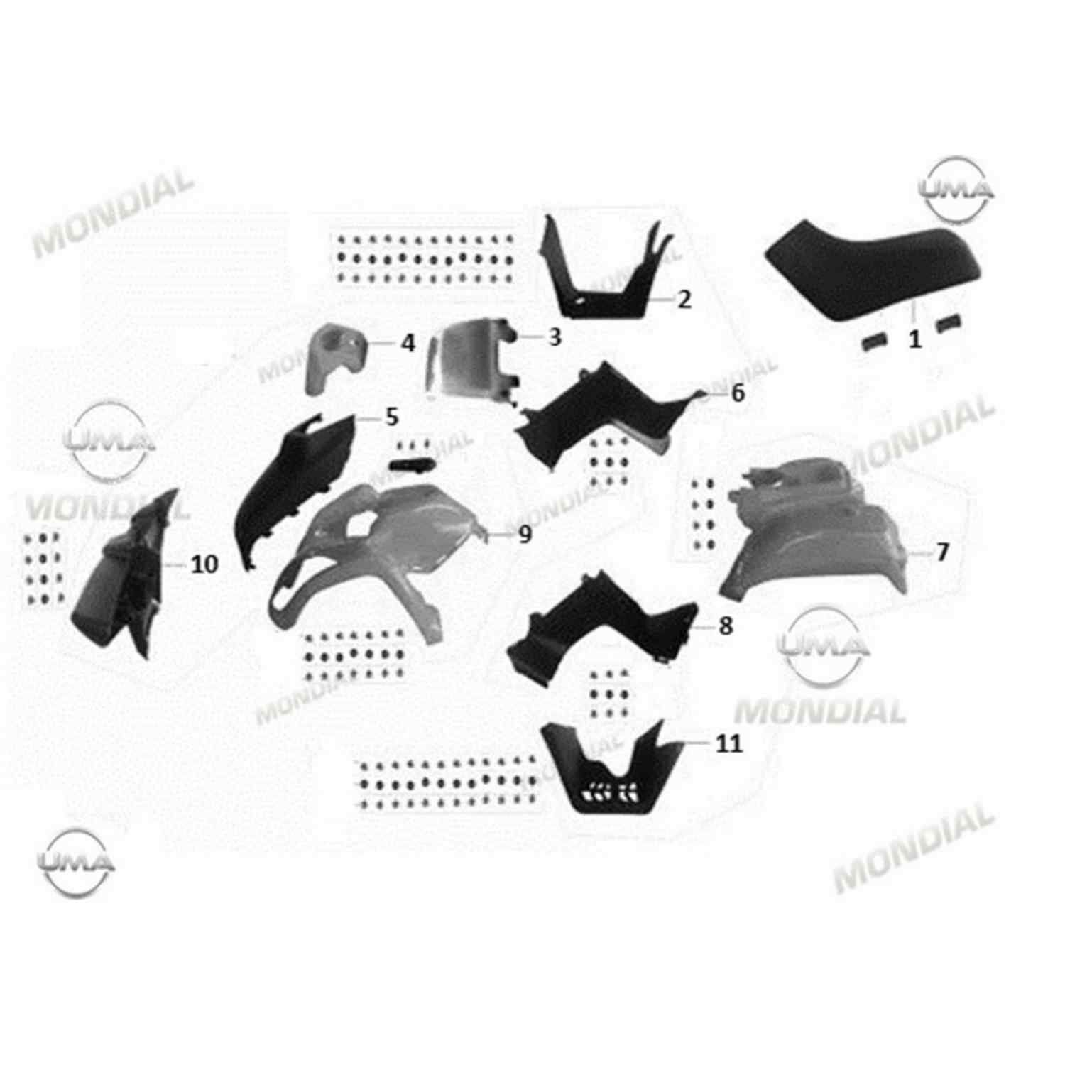 Atv Au200 Ön Panel Sağ Dış Orj