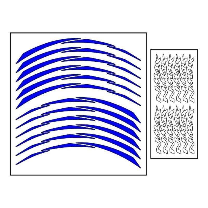 Yamaha Reflektör Mavi Iıı Nmax Uyumlu 1 Set Jant Şeridi