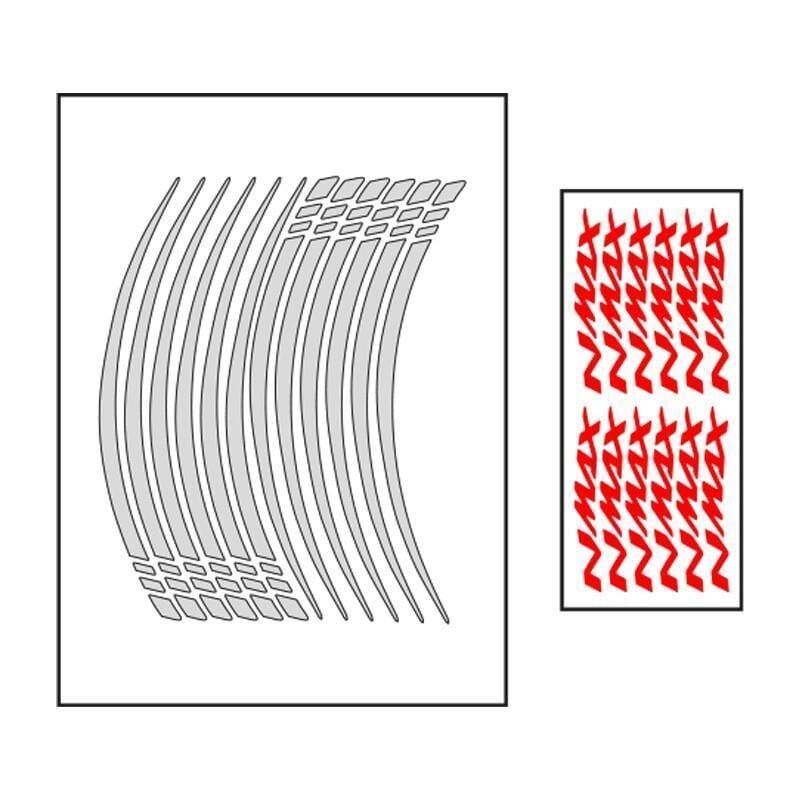 Yamaha Reflektör Beyaz Iv Nmax Uyumlu 1 Set Jant Şeridi