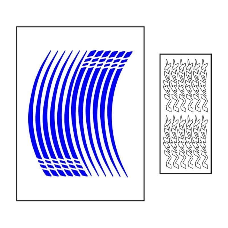 Yamaha Reflektör Mavi Iv Nmax Uyumlu 1 Set Jant Şeridi