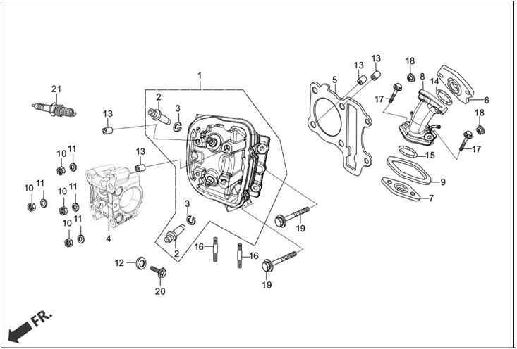 Hero Duet 110 (Euro 3) Kece Manifold Orj ResimNo:9