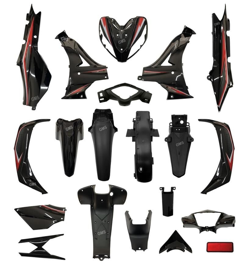 Kuba Kaporta Set Sıyah 19 Parça Ege - Cup