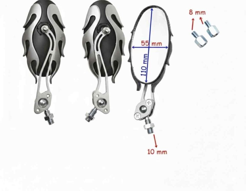 Ayna Alevli Modifiye Gümüş 8-10 Mm