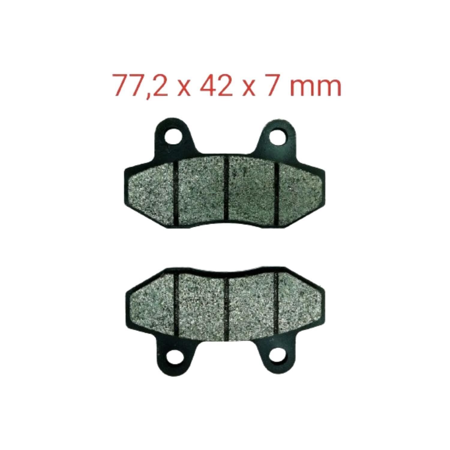 Mondial 151 Rs Arka Fren Disk Balatası Delta 7 Mm