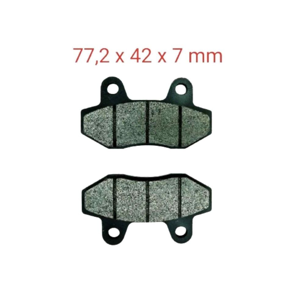 Mondial 151 Rs Arka Fren Disk Balatası Delta 7 Mm