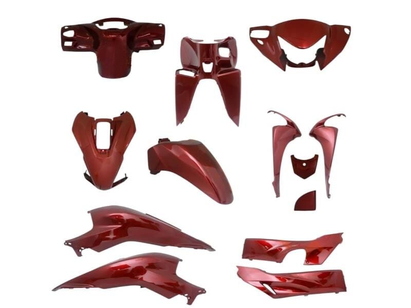 Honda Dio 110 Kaporta Seti Kırmızı 13 Parça İth