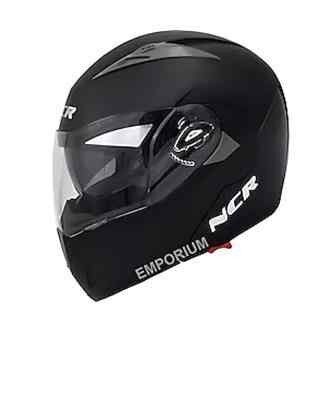 Kask Çeneden Açılan Gözlüklü Ece Belge Parlak Siyah M Beden Md 158