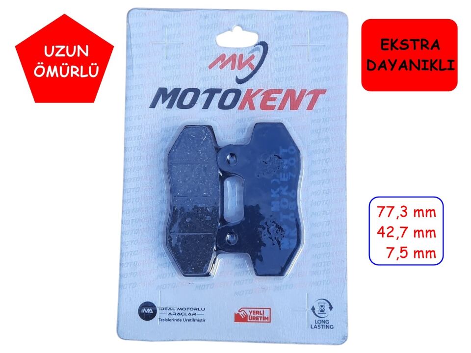 Sevgent Cub-Cg Ön Fren Disk Balatası Fa086 Mtk (Scooter Arka)