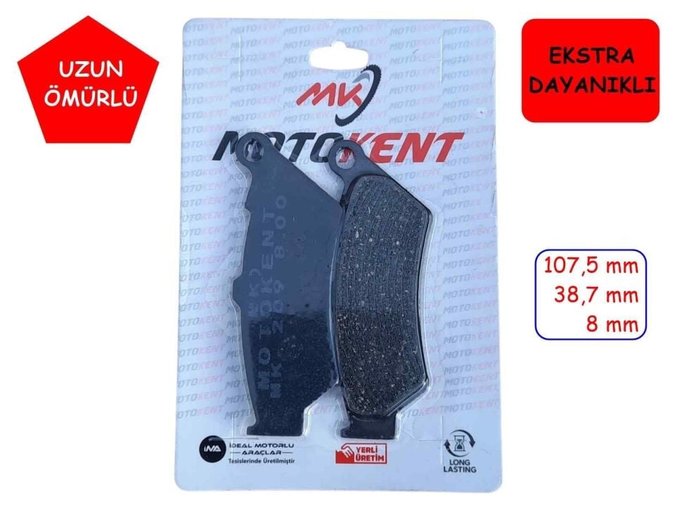 Benelli Ön Fren Disk Balatası Fa209/2 Mtk Bmw R1250 Ktm 690 Enduro - 990 Trk 502 (2017-2020)