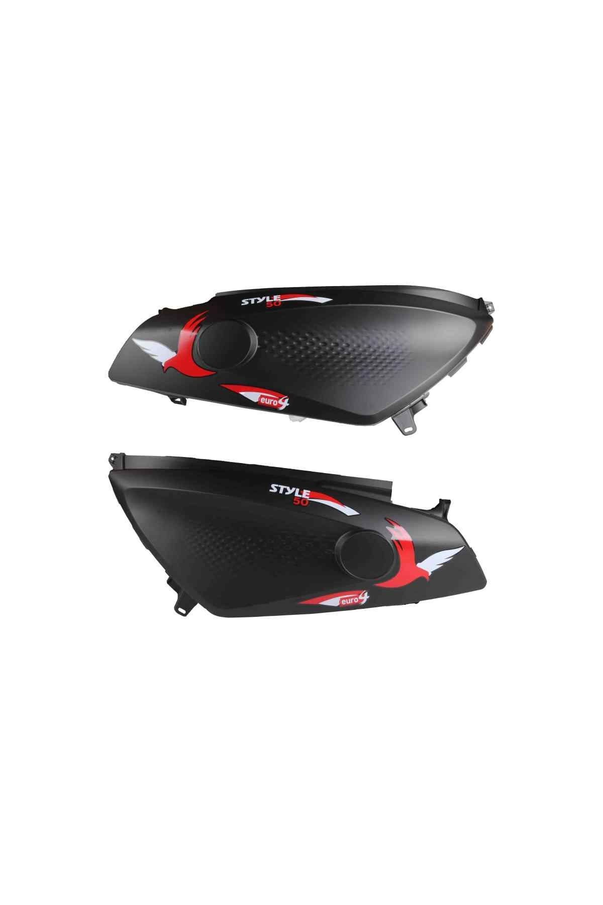 Style Kmt 50 Arka Karenaj (grenaj) Sağ Sol Siyah Takım Orijinal