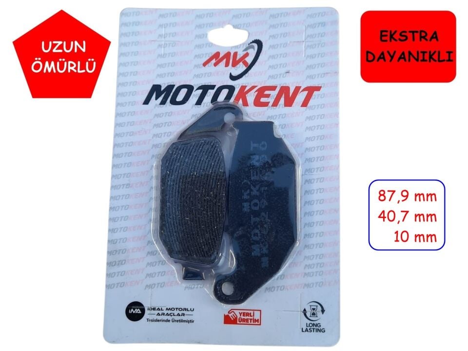 Mondial Arka Fren Disk Balatası Fa629 Mtk Drift L (Em) Honda Msx 125 Cbr 125 Crf 250(17-..)