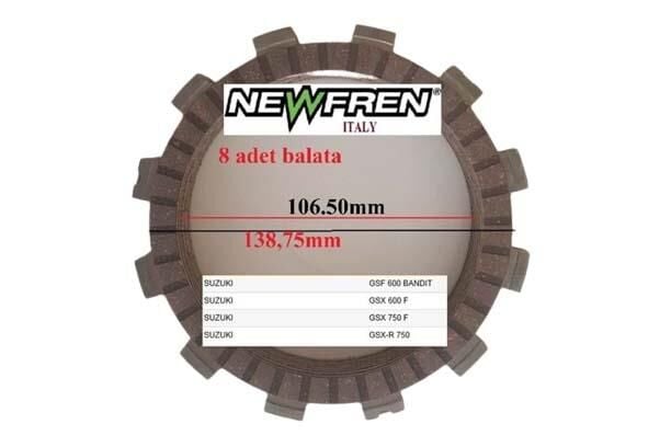 Suzukı Suzuki Gsf 600 Bandıt Debriyaj Balatası