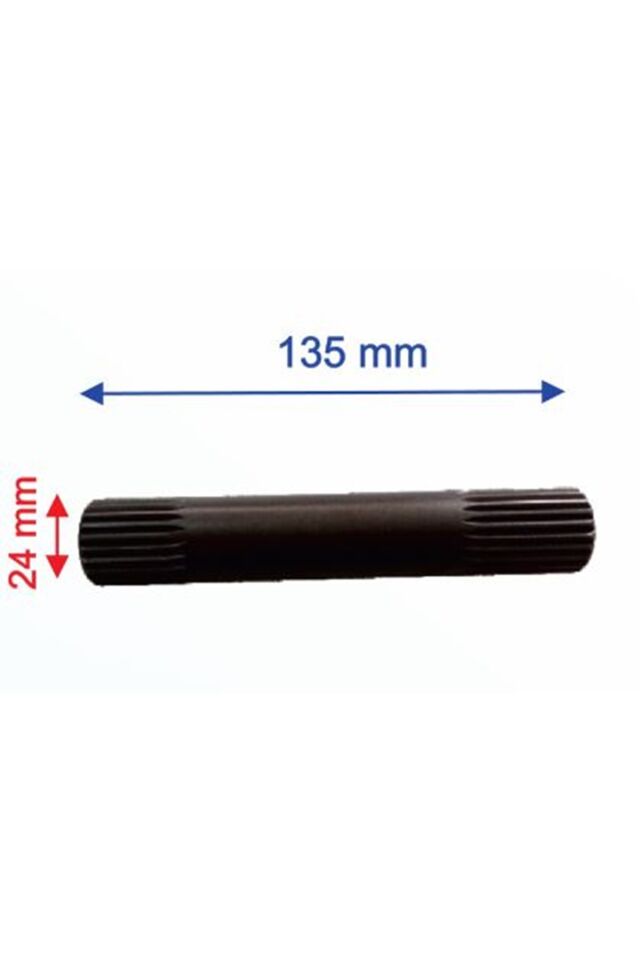 Atv Arka Şaft Mili 24-135 Mm Frezeli Öm