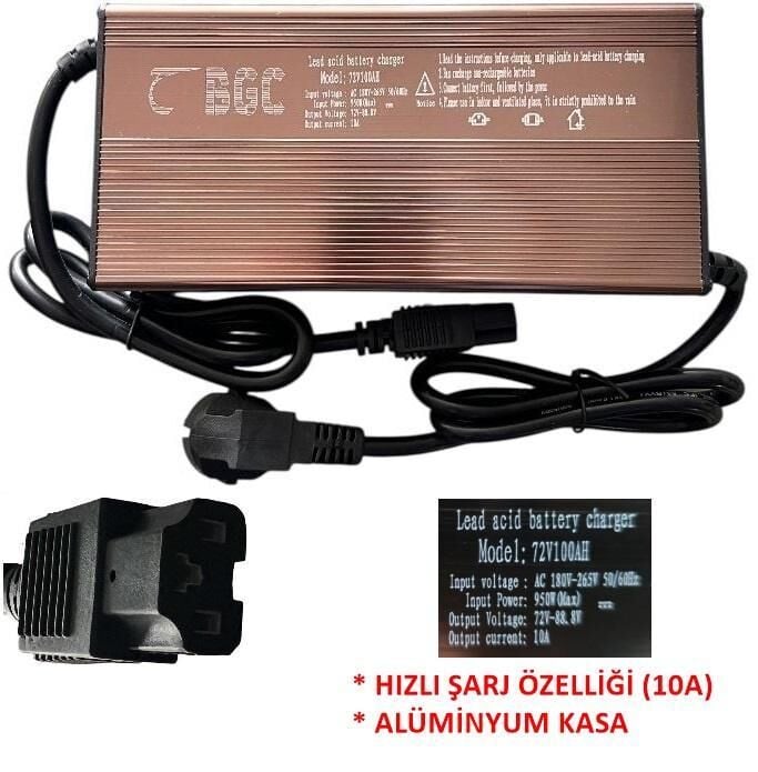 Hızlı Şarj Cihazı 72V 100Ah E-Bisiklet