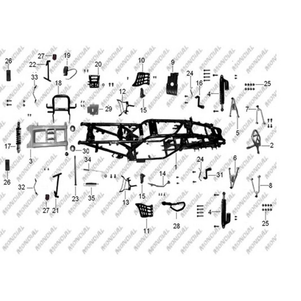 Atv 200 Jackal-X Stop Komple Orj