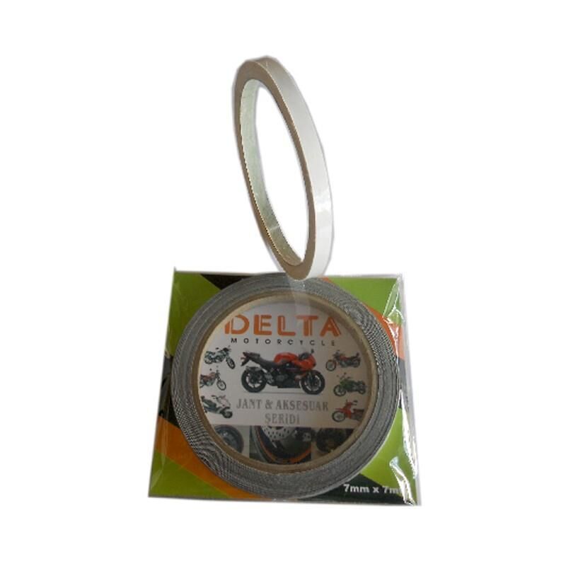 Beyaz 7Cm X 7 M Opak 1 Set Jant Şeridi