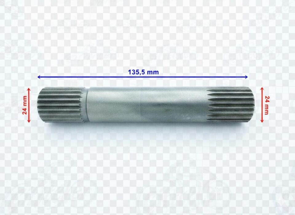 Atv Linhai Arka Şaft Mili 135 Mm 22-22 Frezeli Öm