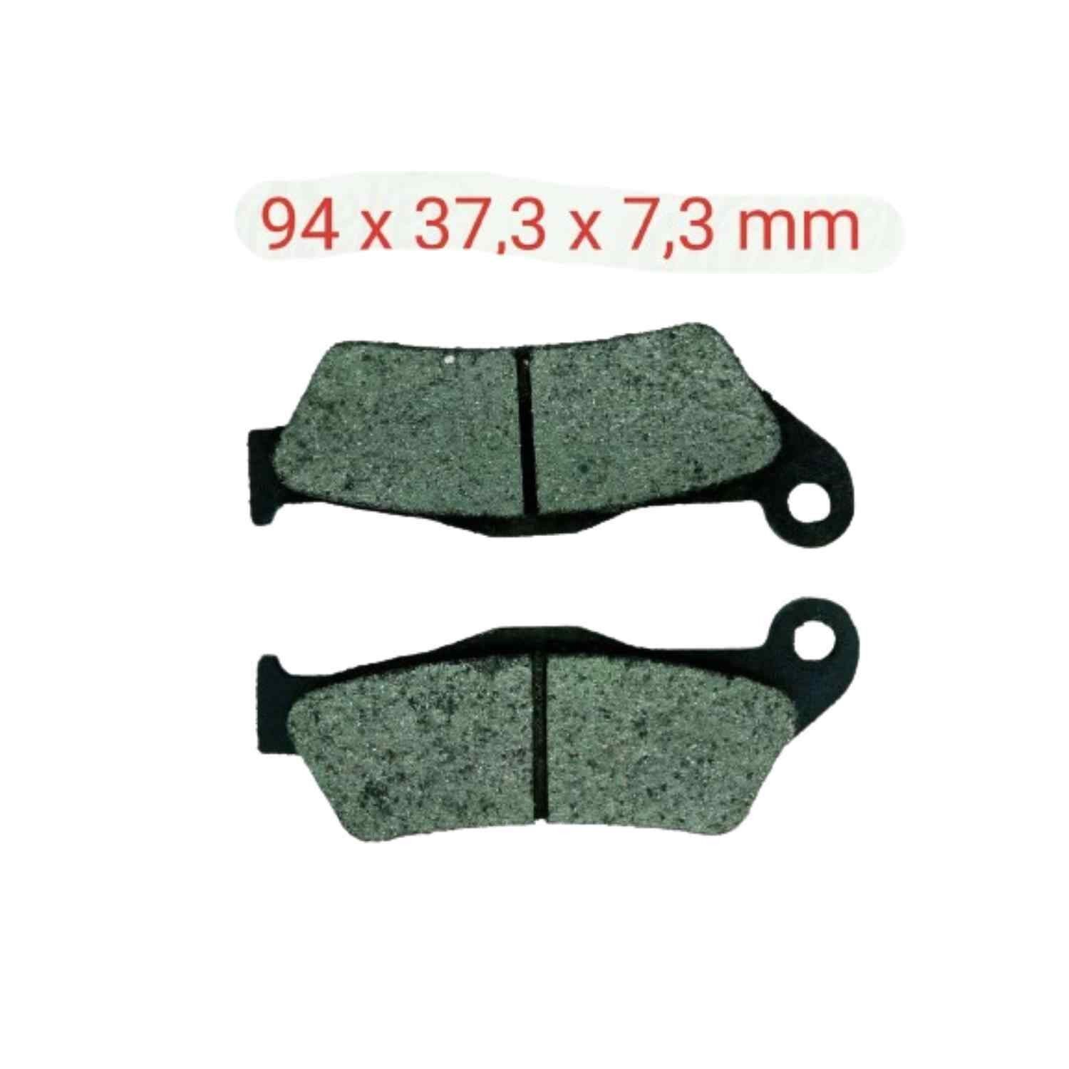 Bajaj Ön Fren Disk Balatası Fa181 İth Pulsar Ns 200-Rs 200-220-Ns 150-Discovery 150 F