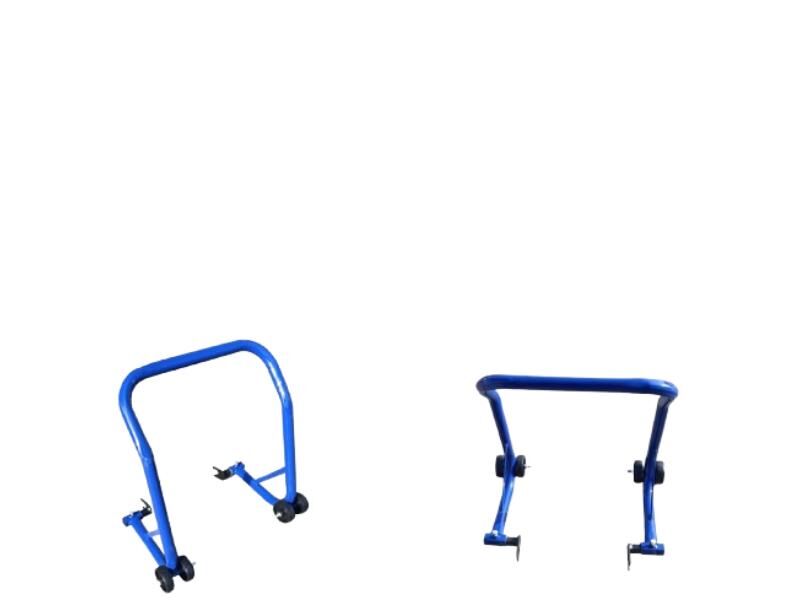 Motosiklet Kaldırma Sehpası A Kalite Mavi (2 Adet) (32-2 Mm Boru Kalınlığı)