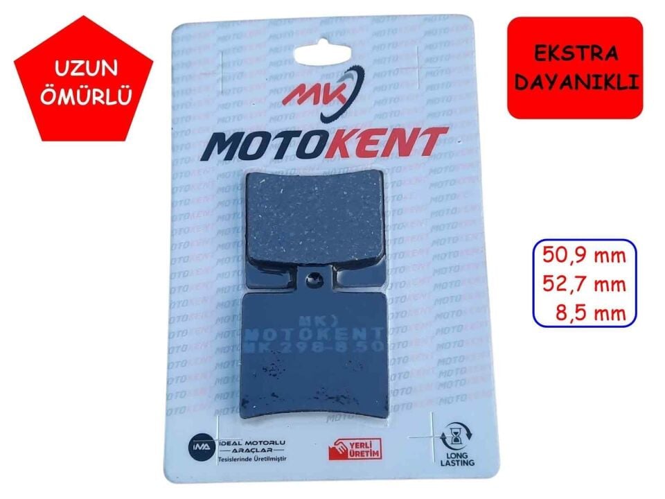 Rks Titanic 150-200 Arka Fren Disk Balatası Fa298 Mtk