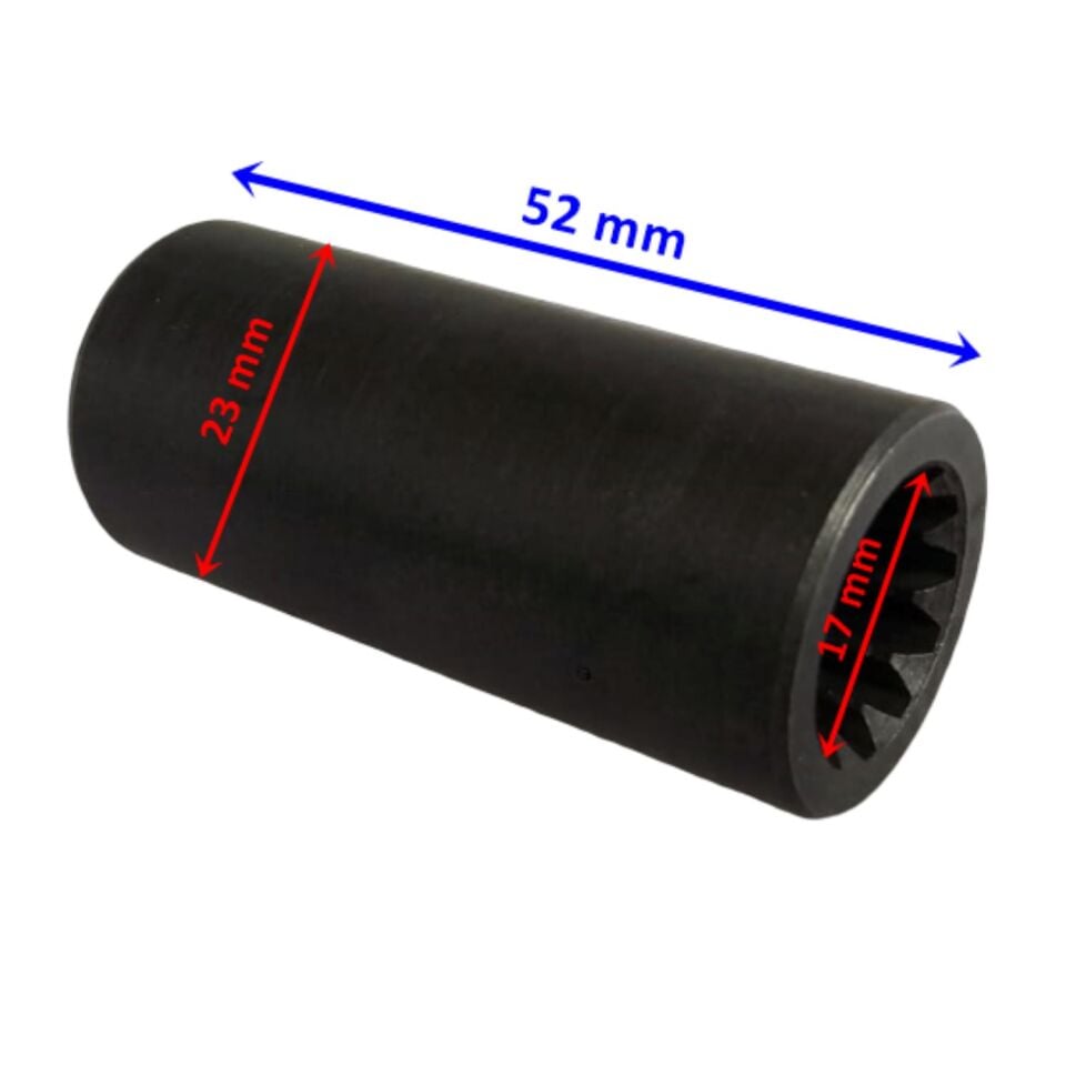 Atv Kanuni 110 Şaft Frezeli Kovan 17-23-52Xöm