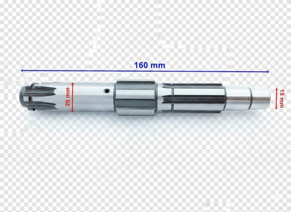 Haojue 135 Ön Dişli Mili 160 Mm