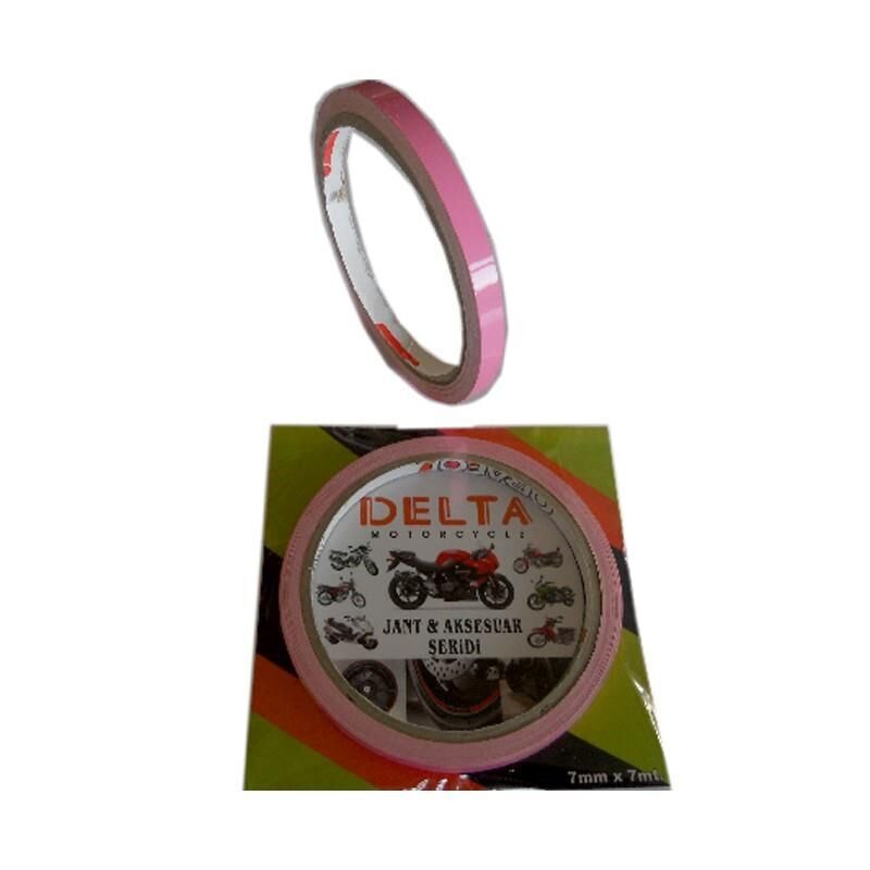 Pembe 7Cm X 7 M Opak 1 Set Jant Şeridi