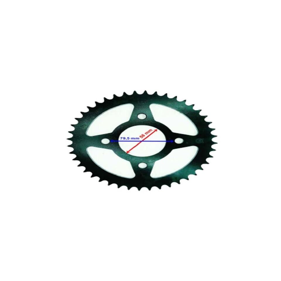 Discover Uyumlu Arka Dişli 428-44T İç 58X4 Delik Öm