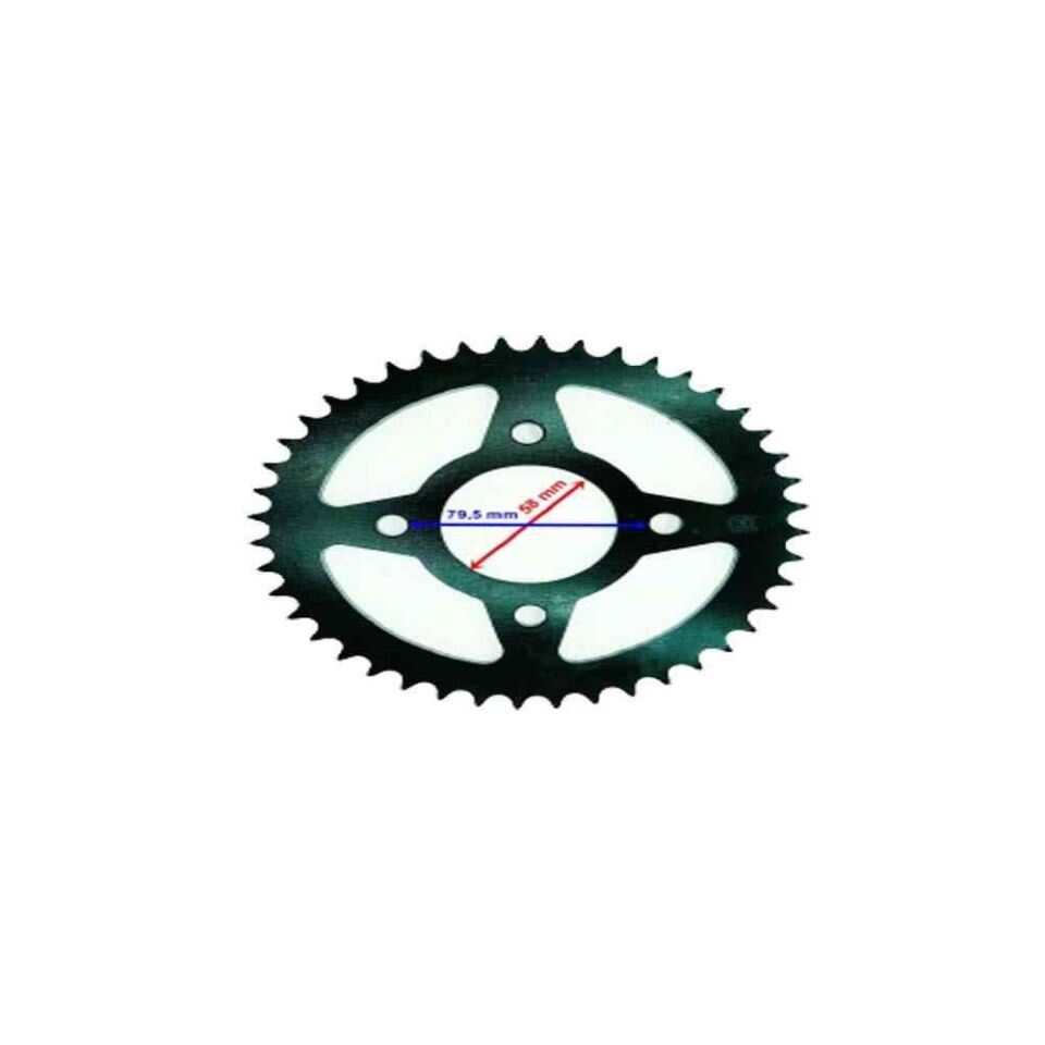 Discover Uyumlu Arka Dişli 428-44T İç 58X4 Delik Öm