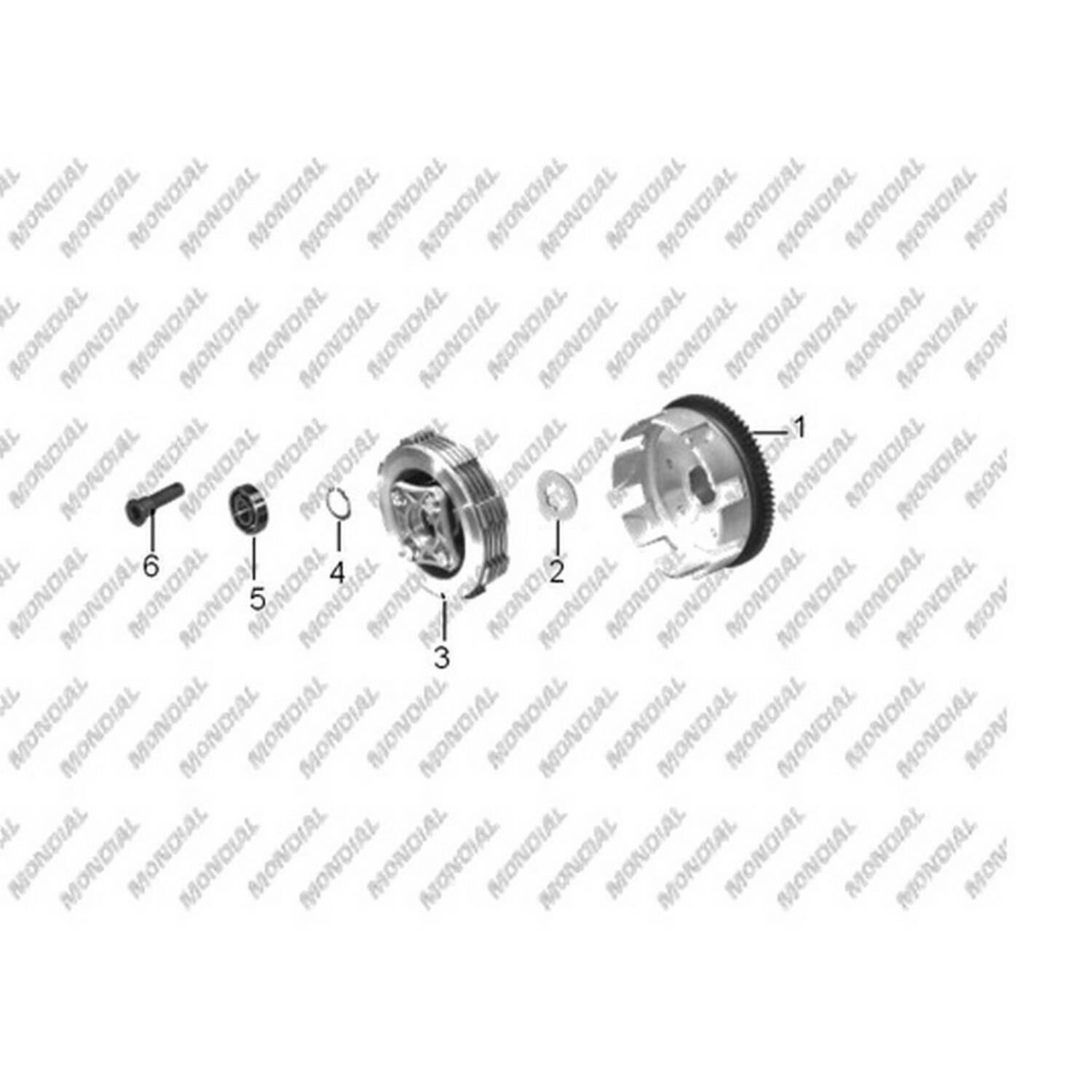 Atv Spider 250 Debriyaj Komple 70T 7 Balata 6 Yay Orj