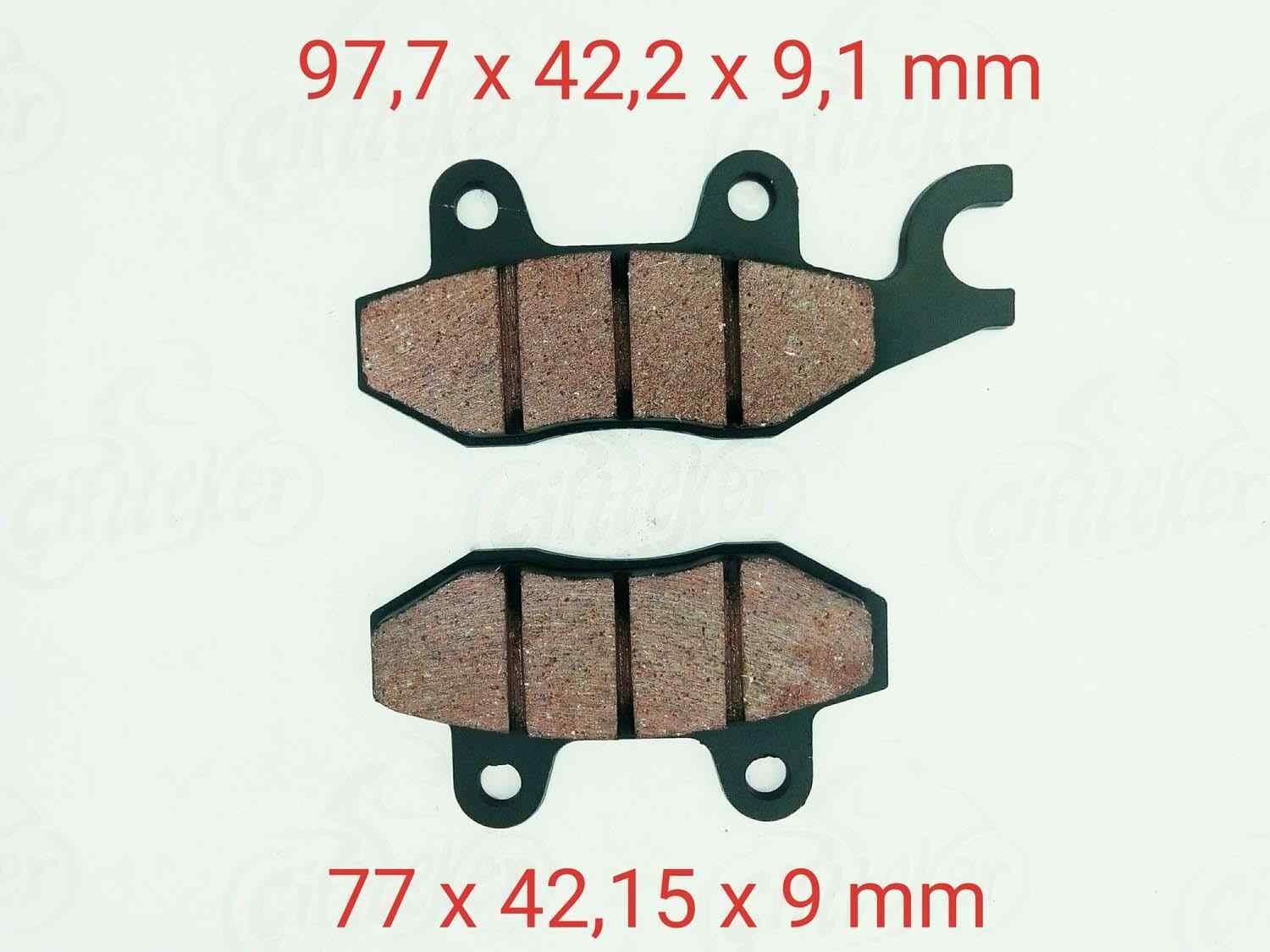 Mondial 250Mct-Mc Mc-X Buffalo Delta Ön Fren Disk Balatası 9 Mm Fa197