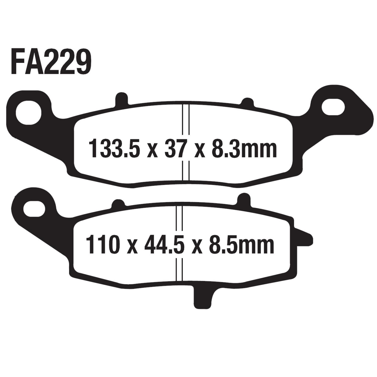 Cf Moto 650 Sd-T Sd-S Ön Fren Disk Balatası Sol Fa229 Orj