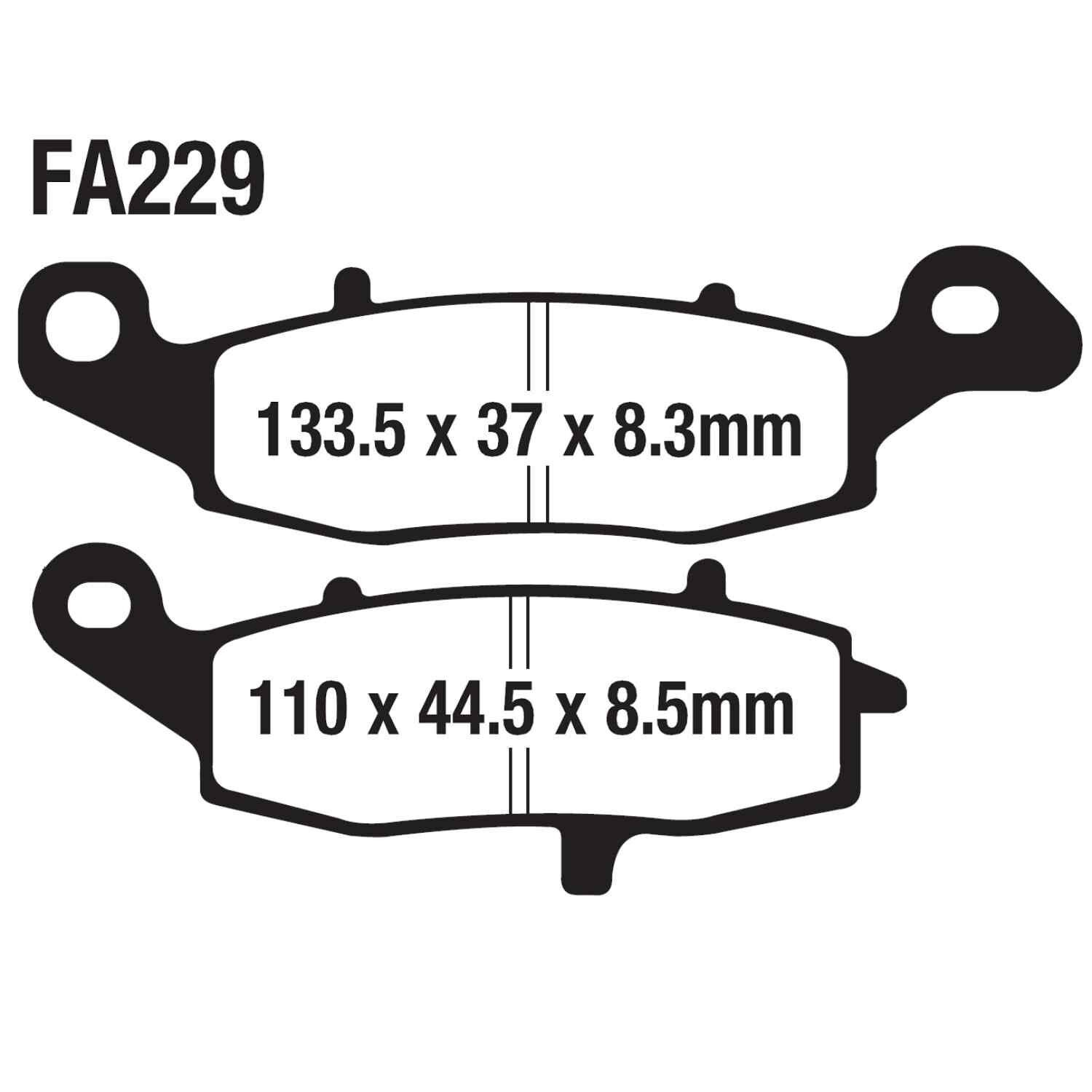 Cf Moto 650 Sd-T Sd-S Ön Fren Disk Balatası Sol Fa229 Orj